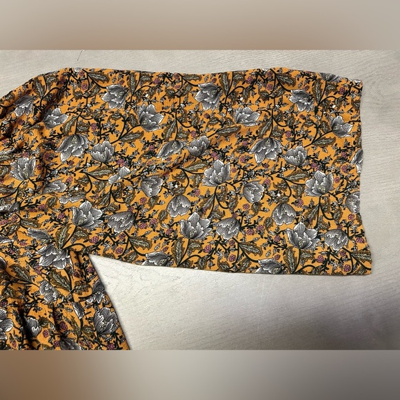 Easel Multi Color Babydoll Tunic Shirt/Dress Size L BohoWide Sleeves Loose‎ Fit - Picture 11 of 12